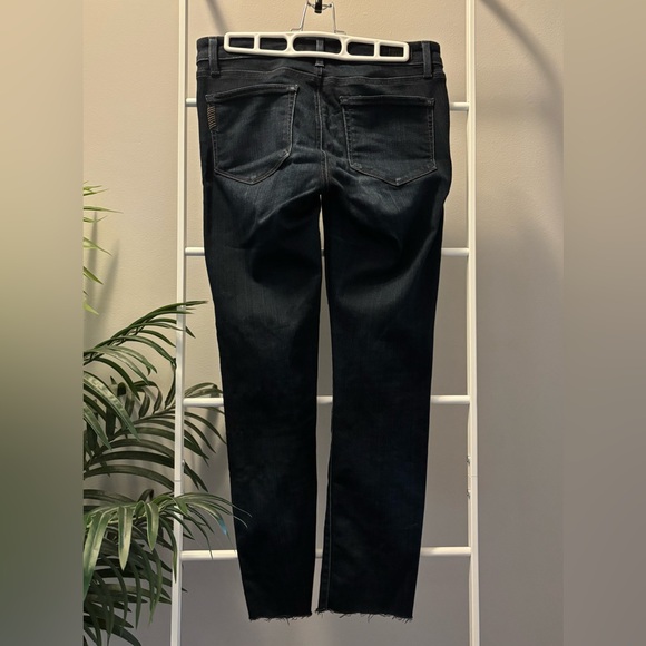 PAIGE Skyline Skinny Dark Wash Straight Leg Jeans - Picture 8 of 10